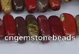 CCH716 15.5 inches 5*10mm - 5*15mm apple jasper chips beads