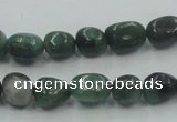 CCJ11 15.5 inches 8*12mm nugget natural African jade beads wholesale