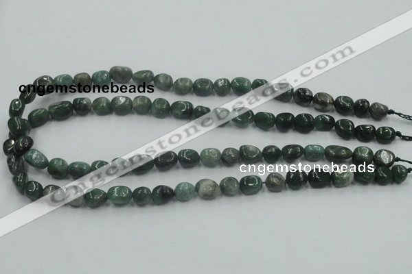 CCJ11 15.5 inches 8*12mm nugget natural African jade beads wholesale