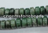 CCJ16 15.5 inches 6*10mm tyre natural African jade beads wholesale