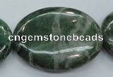 CCJ25 15.5 inches 30*40mm oval natural African jade beads wholesale