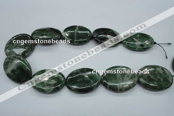 CCJ25 15.5 inches 30*40mm oval natural African jade beads wholesale