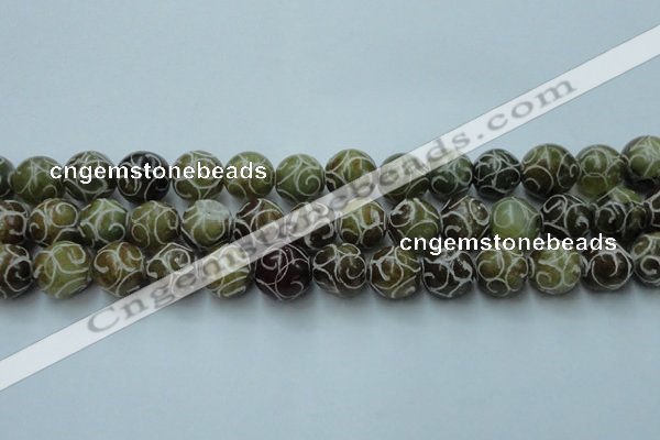 CCJ304 15.5 inches 12mm round China jade beads wholesale