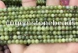 CCJ330 15.5 inches 4mm round green China jade beads wholesale