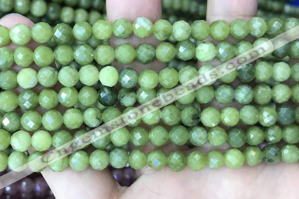 CCJ370 15.5 inches 6mm faceted round China jade beads wholesale