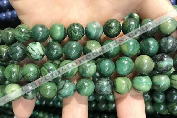 CCJ404 15.5 inches 12mm round west African jade beads wholesale