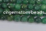 CCJ410 15.5 inches 4mm faceted round west African jade beads