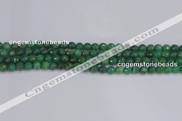 CCJ411 15.5 inches 6mm faceted round west African jade beads