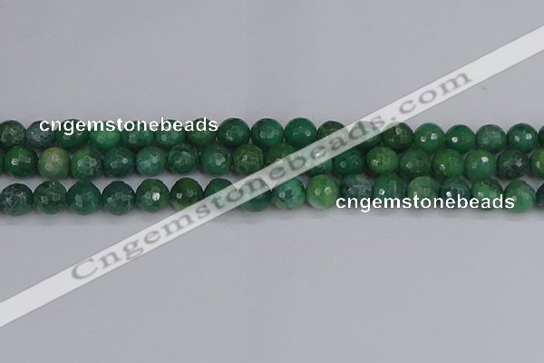 CCJ412 15.5 inches 8mm faceted round west African jade beads