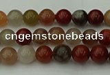 CCJ450 15.5 inches 4mm round colorful jasper beads wholesale