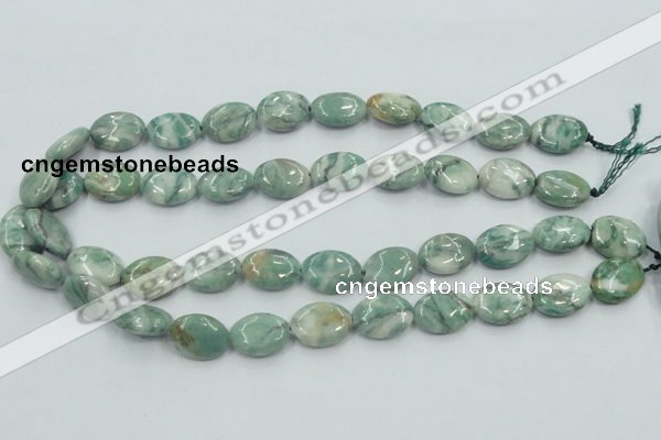 CCJ50 15.5 inches 13*18mm oval African jade gemstone beads