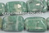 CCJ53 15.5 inches 18*25mm rectangle African jade gemstone beads