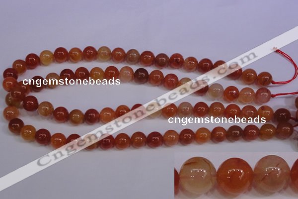 CCL04 15 inches 10mm round carnelian gemstone beads wholesale