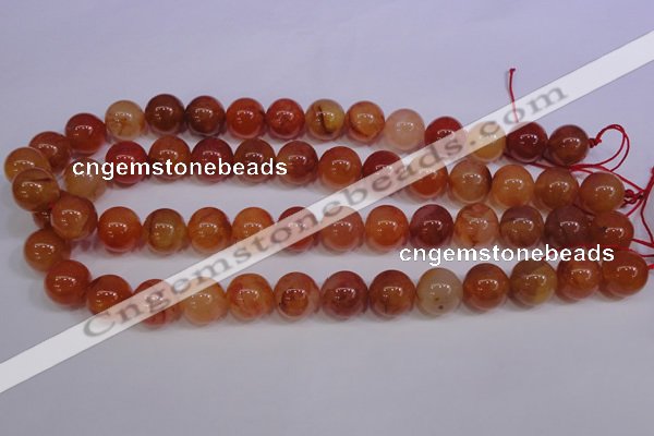 CCL06 15 inches 14mm round carnelian gemstone beads wholesale