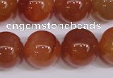 CCL08 15 inches 18mm round carnelian gemstone beads wholesale