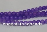 CCN09 15.5 inches 4mm round candy jade beads wholesale