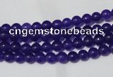 CCN10 15.5 inches 4mm round candy jade beads wholesale