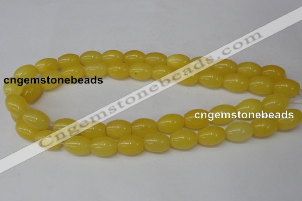 CCN111 15.5 inches 12*16mm rice candy jade beads wholesale