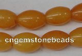 CCN112 15.5 inches 12*16mm rice candy jade beads wholesale