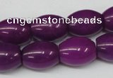 CCN115 15.5 inches 12*16mm rice candy jade beads wholesale