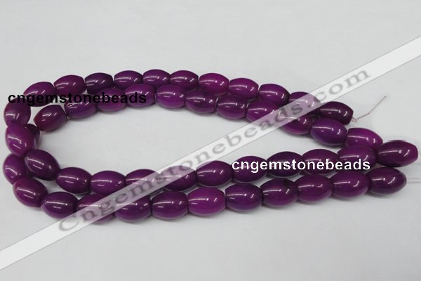 CCN115 15.5 inches 12*16mm rice candy jade beads wholesale