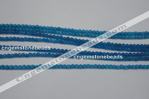 CCN1200 15.5 inches 4mm faceted round candy jade beads wholesale