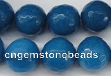 CCN1206 15.5 inches 16mm faceted round candy jade beads wholesale