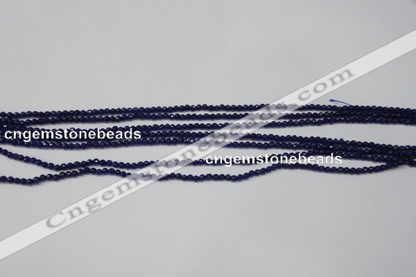 CCN1210 15.5 inches 3mm faceted round candy jade beads wholesale