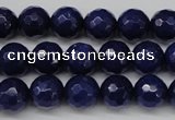 CCN1214 15.5 inches 10mm faceted round candy jade beads wholesale