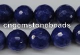 CCN1216 15.5 inches 14mm faceted round candy jade beads wholesale