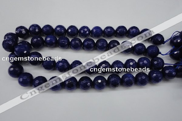 CCN1217 15.5 inches 16mm faceted round candy jade beads wholesale