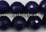 CCN1218 15.5 inches 18mm faceted round candy jade beads wholesale