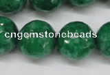 CCN1228 15.5 inches 18mm faceted round candy jade beads wholesale