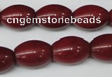 CCN125 15.5 inches 13*18mm rice candy jade beads wholesale