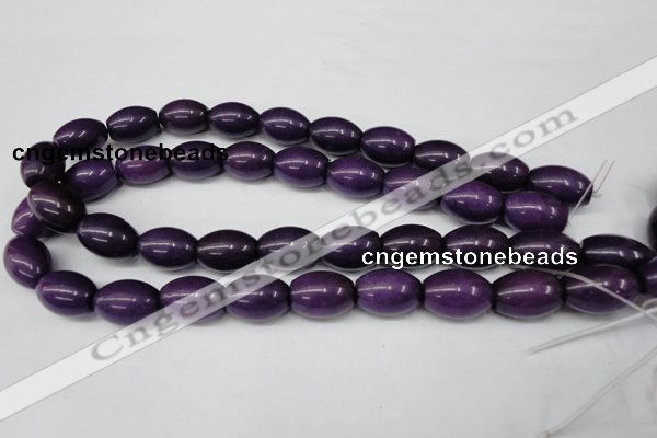 CCN127 15.5 inches 13*18mm rice candy jade beads wholesale