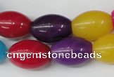 CCN128 15.5 inches 13*18mm rice candy jade beads wholesale