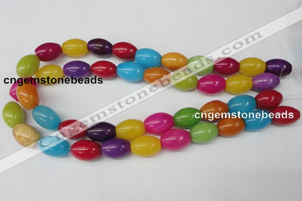 CCN128 15.5 inches 13*18mm rice candy jade beads wholesale