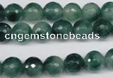 CCN1284 15.5 inches 10mm faceted round rainbow candy jade beads