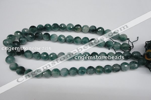 CCN1285 15.5 inches 12mm faceted round rainbow candy jade beads