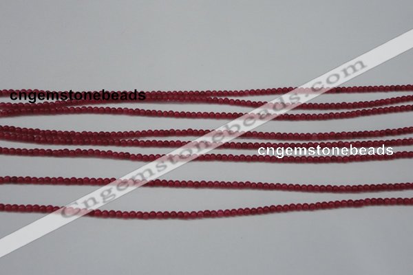 CCN1331 15.5 inches 2mm round candy jade beads wholesale