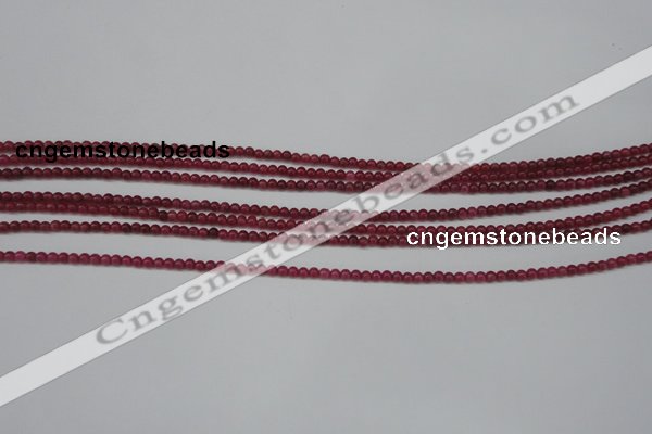 CCN1335 15.5 inches 3mm round candy jade beads wholesale