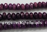 CCN1373 15.5 inches 5*8mm faceted rondelle candy jade beads