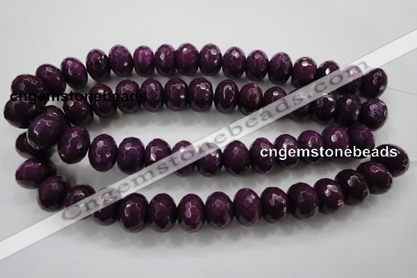 CCN1378 15.5 inches 13*18mm faceted rondelle candy jade beads