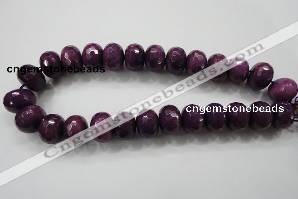 CCN1379 15.5 inches 15*20mm faceted rondelle candy jade beads