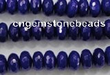 CCN1384 15.5 inches 6*10mm faceted rondelle candy jade beads