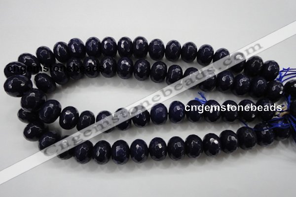 CCN1387 15.5 inches 12*16mm faceted rondelle candy jade beads