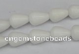 CCN140 15.5 inches 10*14mm teardrop candy jade beads wholesale