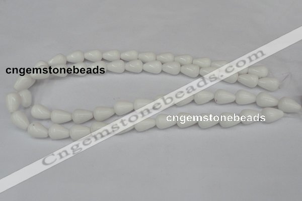 CCN140 15.5 inches 10*14mm teardrop candy jade beads wholesale