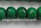 CCN1417 15.5 inches 12*16mm faceted rondelle candy jade beads