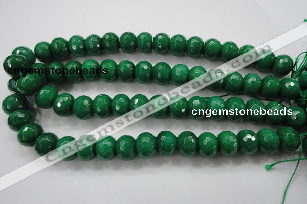 CCN1417 15.5 inches 12*16mm faceted rondelle candy jade beads